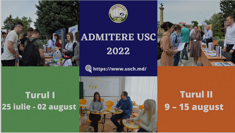 Start ADMITERE USC 2022! — Universitatea de Stat "Bogdan Petriceicu